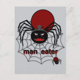 Man-Eating Spider! Vykort