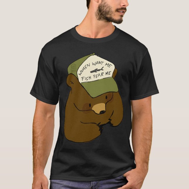 Man eller björn t shirt (Framsida)