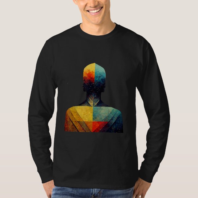 Man Experience Self Realization T Shirt (Framsida)