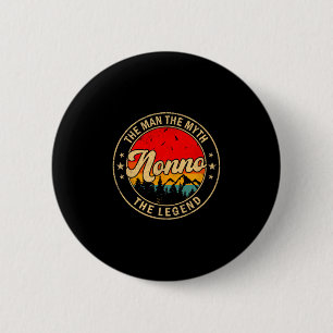 Man Farfar Myt Legend Mytisk Vintage Retro Knapp