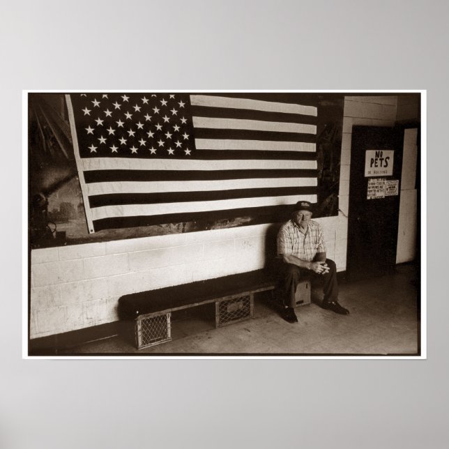 Man Flagga Poster (Framsidan)