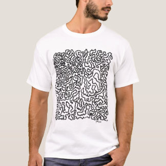 Man fodrar konst t-shirt