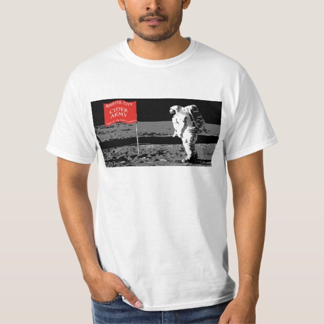 Man för armé för Bristol stadscider på månemuggen T Shirt (Framsida)