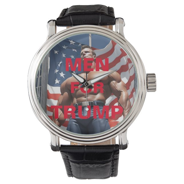 MÄN FÖR TRUMP ARMBANDSUR (Framsida)