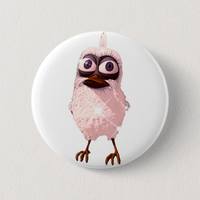 Man försöker flyga iväg knapp (Framsida)