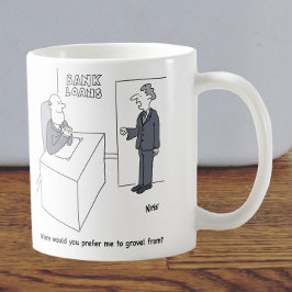 Man förväntar sig att Grovel ska vara hos avdelnin Kaffemugg