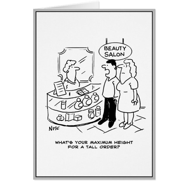 Man frågar vad som är maximal höjd för lång ordnin hälsningskort (Framsidan)
