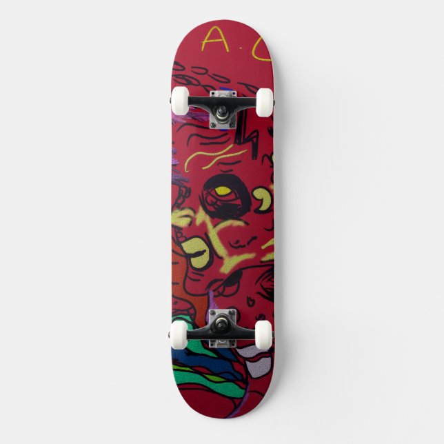 Mån Galax Skateboard (Framsida)