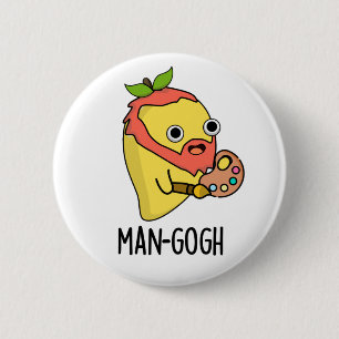 Man-gogh Funny Artist Mango Pun Knapp