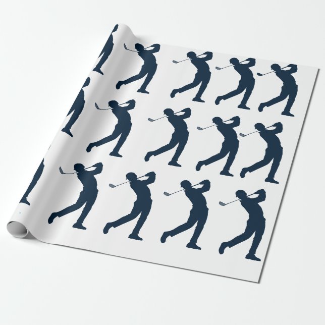 Man Golf Presentpapper (Utrullad)