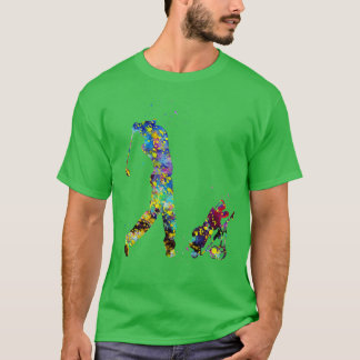 Man golfer t shirt