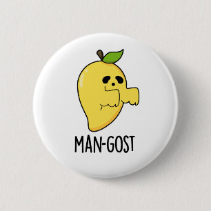 Man-gost Funny Halloween Mango Ghost Pun Knapp
