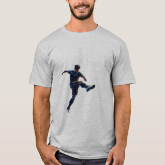 man grå färg t-shirt spelare design