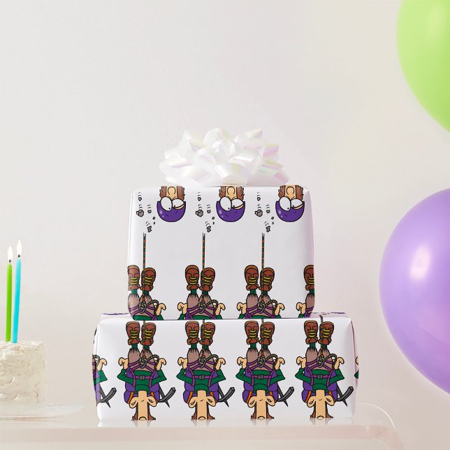 Man hänger från en påve presentpapper (Skapare uppladdad)