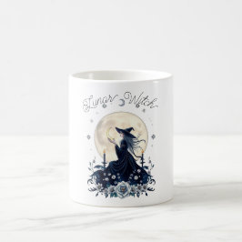 Mån Häxa Celestial Konst Personlig Kaffemugg