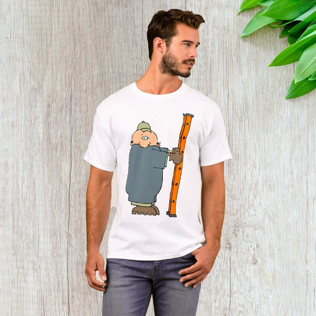 Man Holding A Ladder T Shirt (Skapare uppladdad)