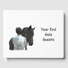 Man Holding Horse Light Guest Bok