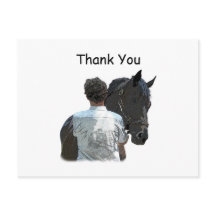 Man Holding Horse Light Postcard