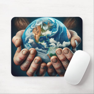 Man Holding Planet Earth Musmatta