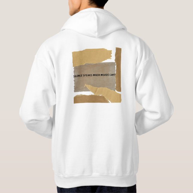 män hoodie (Baksida)