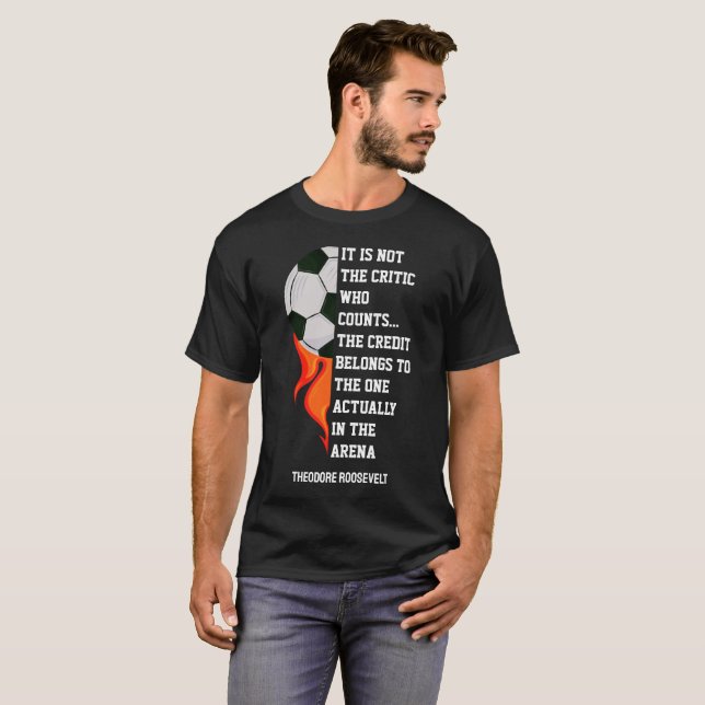 MAN I ARENA-Anpassningsbarna Theodore Roosevelt So T Shirt (Hel framsida)