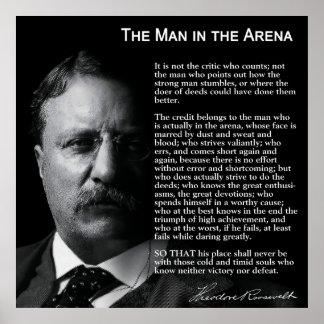 MAN i ARENA TAL Poster