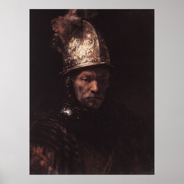 Man i en Golden Helmet Poster (Framsidan)