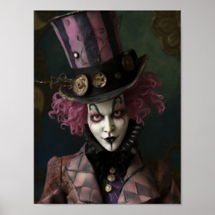 Man i en tophat poster