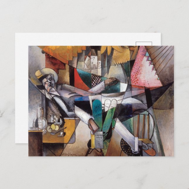 Man i Hammock | Albert Gleizes | Vykort (Fram/baksida)