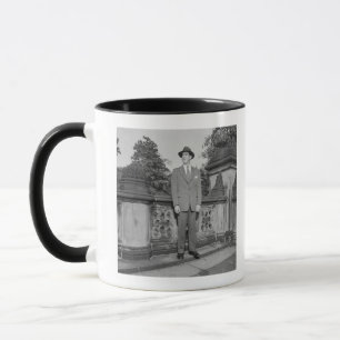 Man i hatt mugg