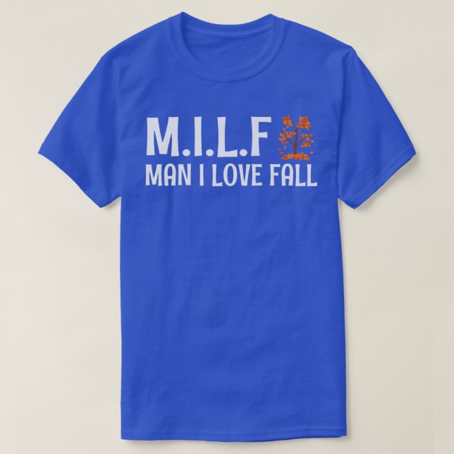 Man I Kärlek Fall Funny Höstsäsong Höst löv Lo T Shirt (Design framsida)
