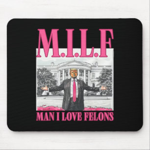 Man I Kärlek Felons Donald Trump Rosa Funny 2024 E Musmatta