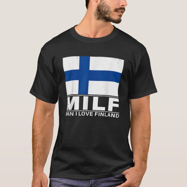 Man I kärlek Finland T Shirt (Framsida)