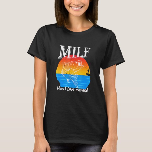 Man I Kärlek-fiske T Shirt (Framsida)
