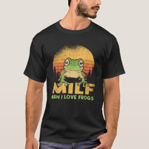 Man I Kärlek Frogs Funny Frog Quote Amphibian Älsk T Shirt