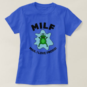 Man I Kärlek Frogs - Funny Frog Quote T-Shirt