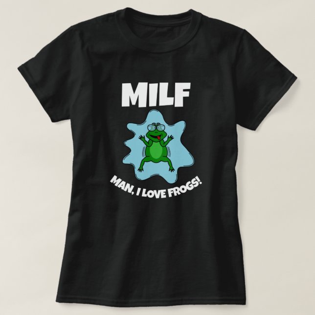 Man I Kärlek Frogs - Funny Quote T-Shirt (Design framsida)