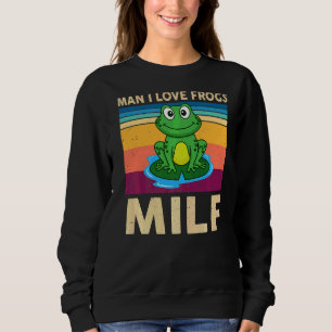 Man I Kärlek Frogs Kids Småbarn Brother Cute Frog T Shirt