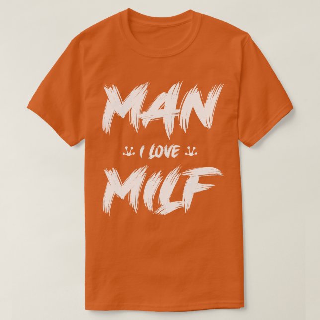 Man I Kärlek Frogs White Text T Shirt (Design framsida)