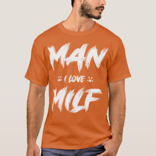 Man I Kärlek Frogs White Text T Shirt