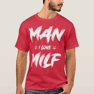 Man I Kärlek Frogs White Text T Shirt
