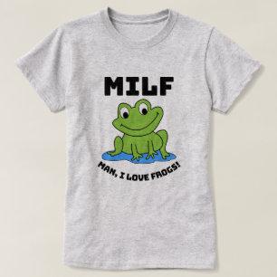 Man i Kärlek grodor - fjällgroda - fjällnota T- T Shirt