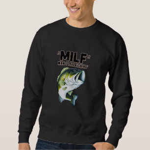 Man I kärlek roligt Fiske Perfekt fiskare Angl Lång Ärmad Tröja