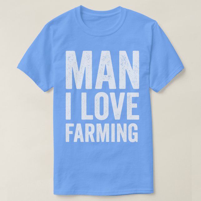 man i kärlek som brukar lustigt t shirt (Design framsida)