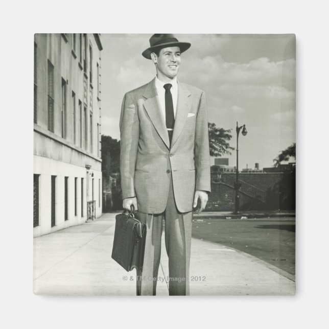 Man i Kostym Magnet (Framsidan)