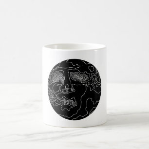 man i måne kaffemugg