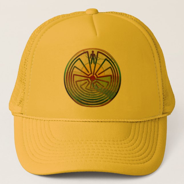 MAN I MAZE-landskapet + din bakgrund Keps (Framsida)