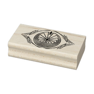 MAN I MAZE - stamtatuering ram I Stämpel