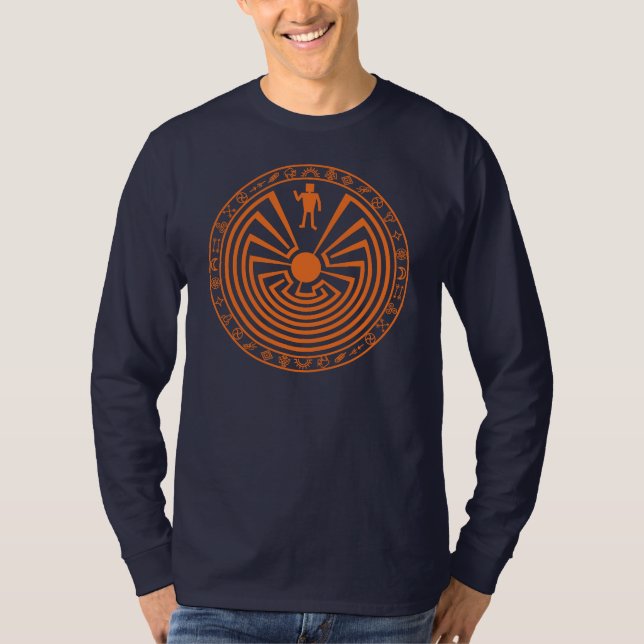 Man i Maze T Shirt (Framsida)