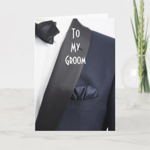 MAN I TUX "TILL MIN GRUPP PÅ VÅR DAG" KORT
